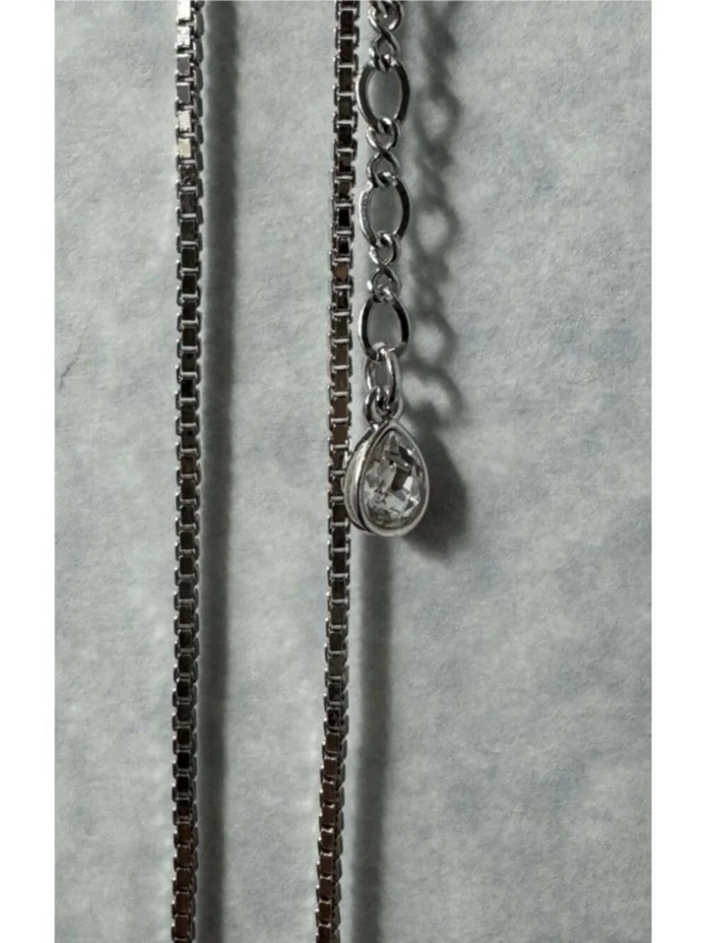 Swarovski Star Pendant Necklace Crystal Silver Tone Chain 2005 Jewelry 877534